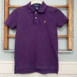 Boys Polo by Ralph Lauren polo shirt size 7 purple